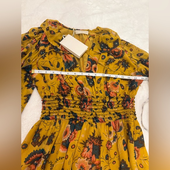 Ulla Johnson Adara Waterlily Yellow Dress Size 0 NWT - Picture 14 of 16